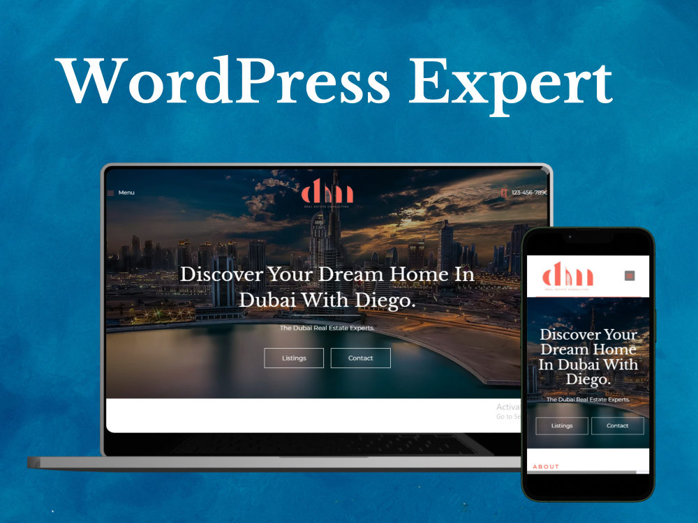 Real Estate Website Developer - WordPress Expert - Responsive Design ...