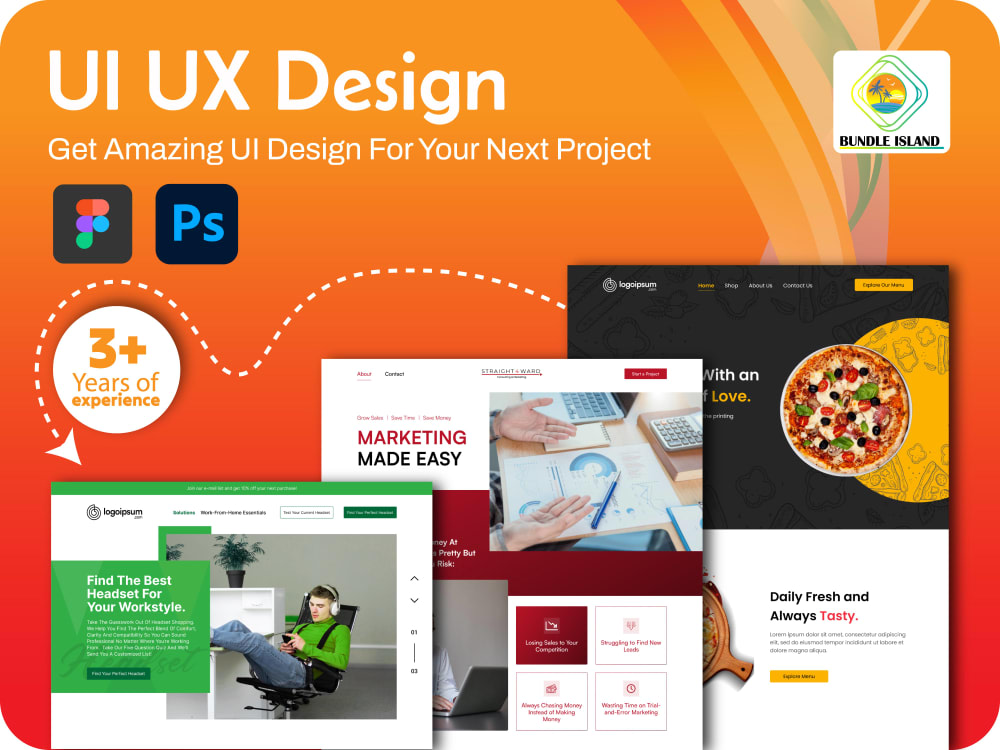 UI/UX design | ui design|figma design|adobe xd|PSD|userinterface | Upwork