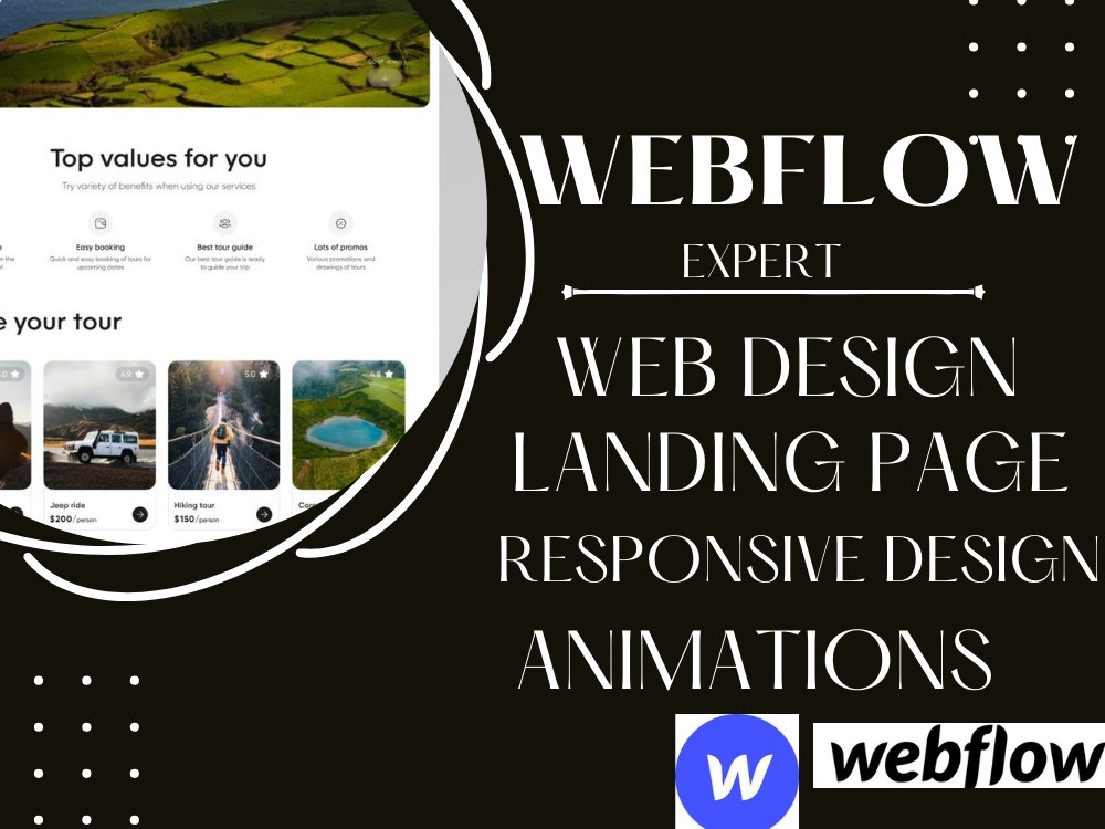 Web design webflow redesign website 3D spline landing page wire frame ...