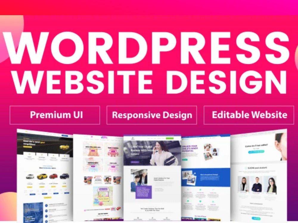 Design & Develop Custom Responsive SEO WordPress Website | Upwork