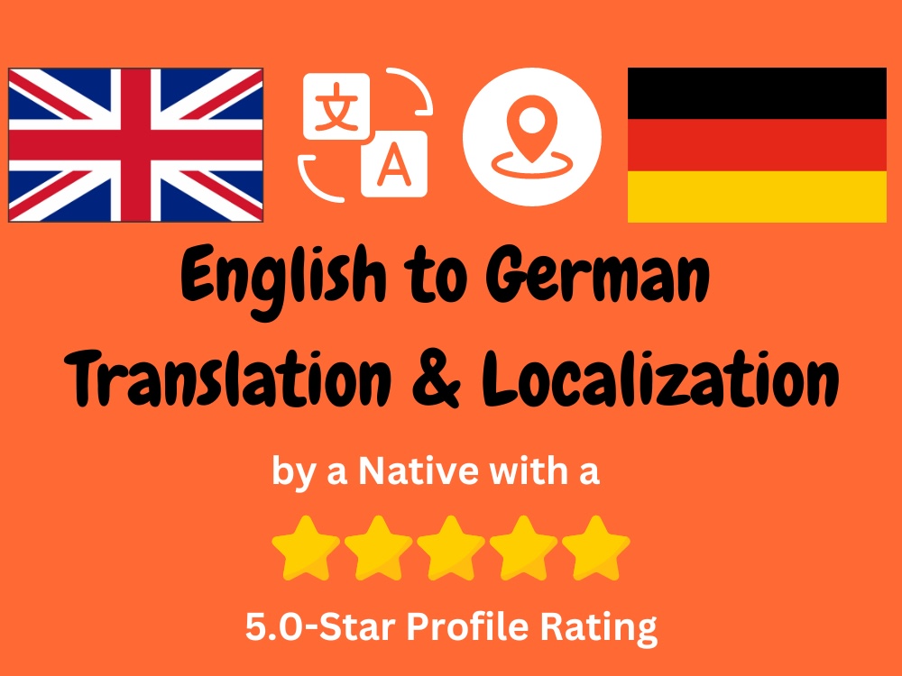 English to German Translation & Localization by a Native | Upwork