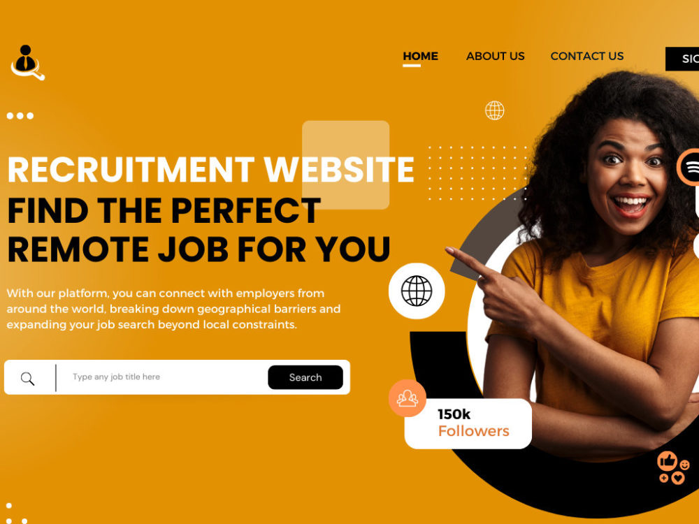 Recruitment website job agency job board staff hiring consultancy 
