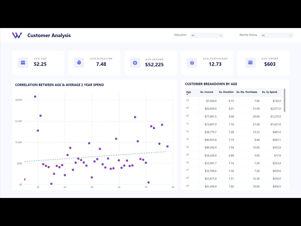 Custom Power BI Dashboard | Upwork