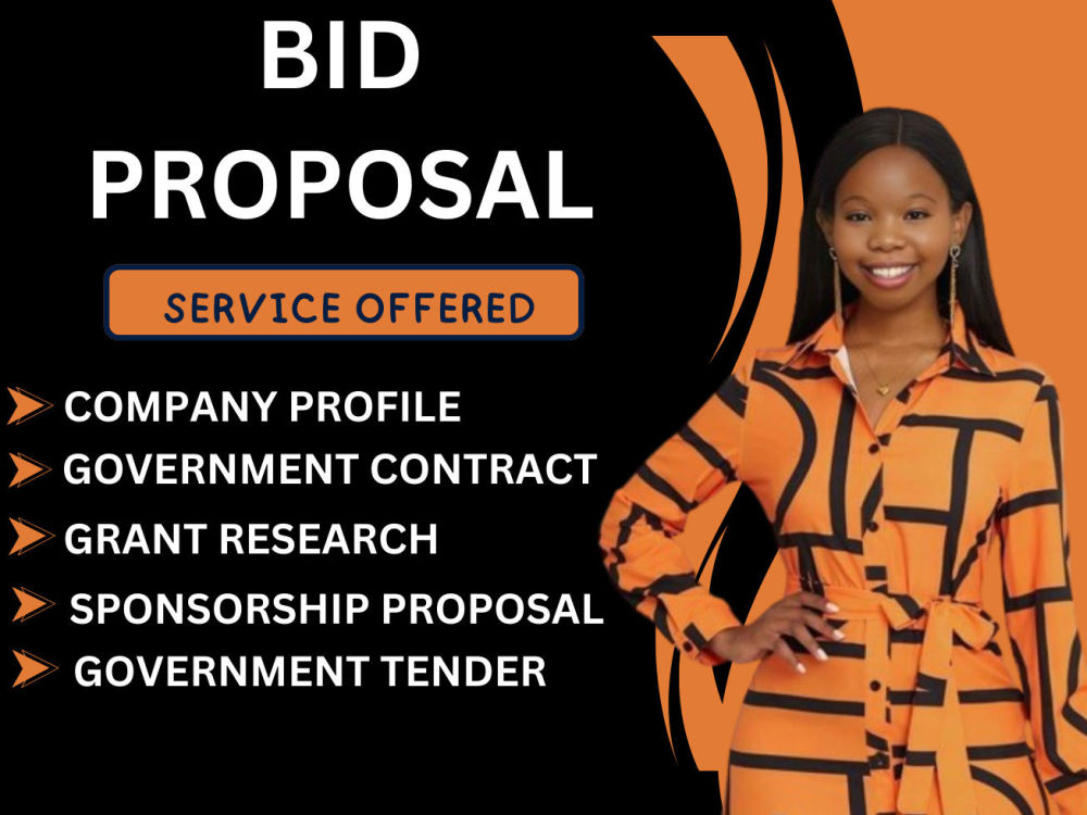 I will prepare winning bid proposal, rfp and rfq for tender | Upwork