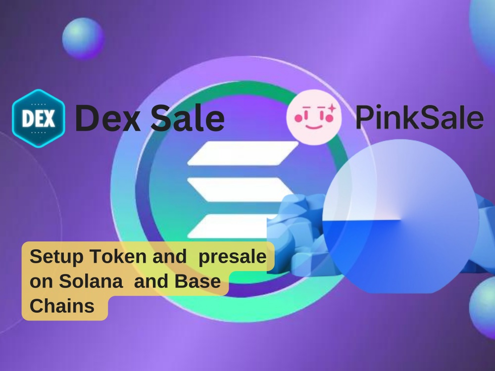 Presale your token on pinksale or dxsale Base and Solana Blockchain ...