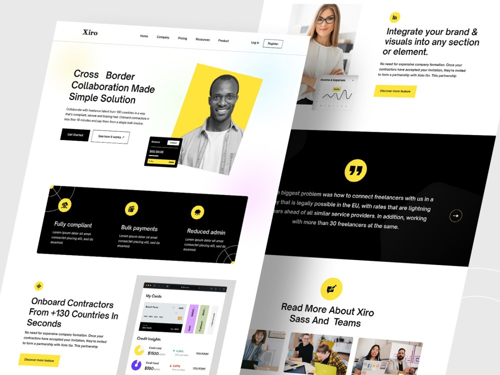 Website Landing Page UI UX Design with Mobile Responsive in Figma | Upwork