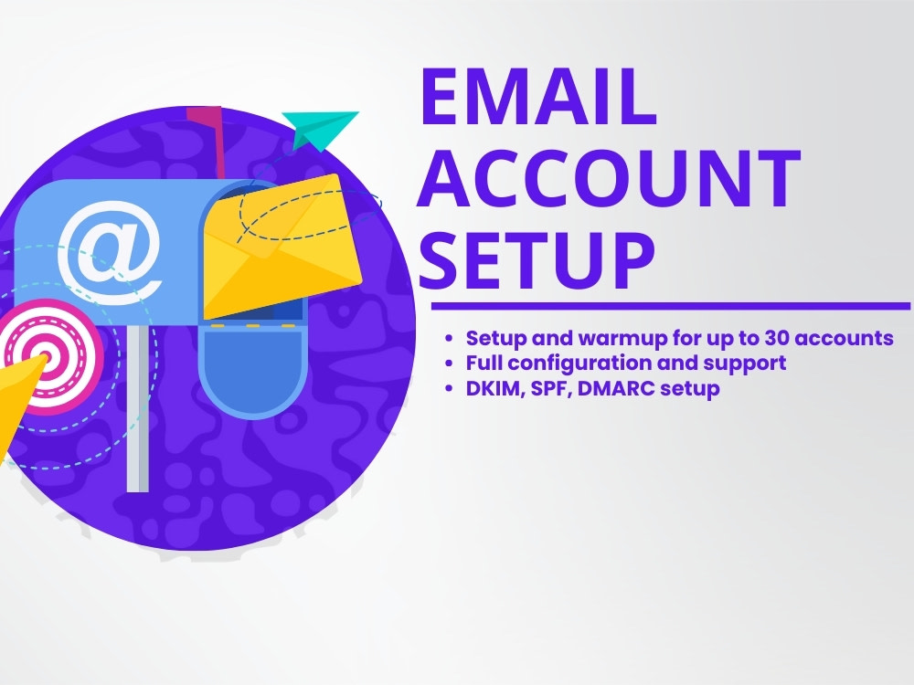 Email Account Setup & Warmup: DKIM, SPF, DMARC Configuration | Upwork