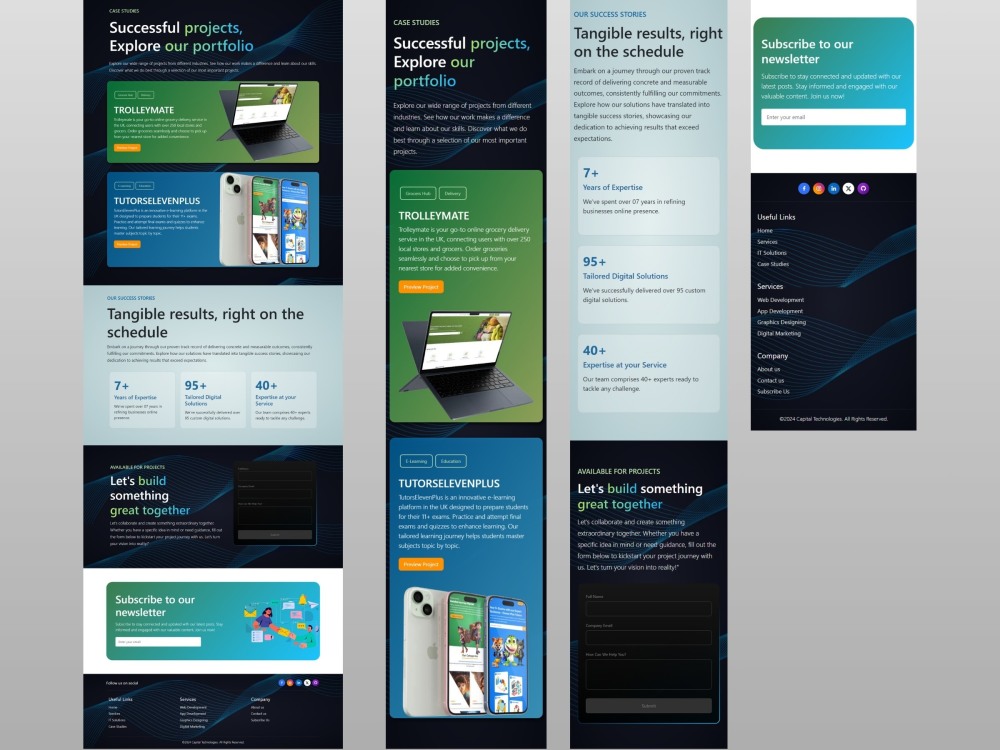Expert-Built Responsive Website (HTML/CSS, Bootstrap) - PSD to HTML ...