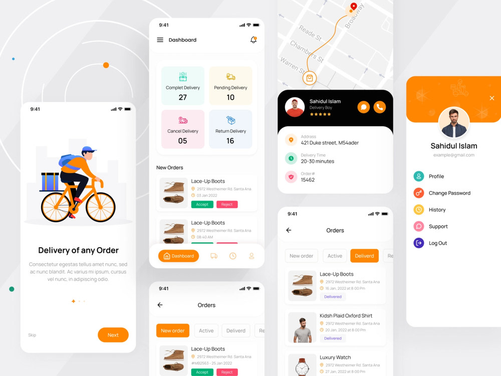 A custom UI/UX design for Android | iOS Mobile App | Upwork