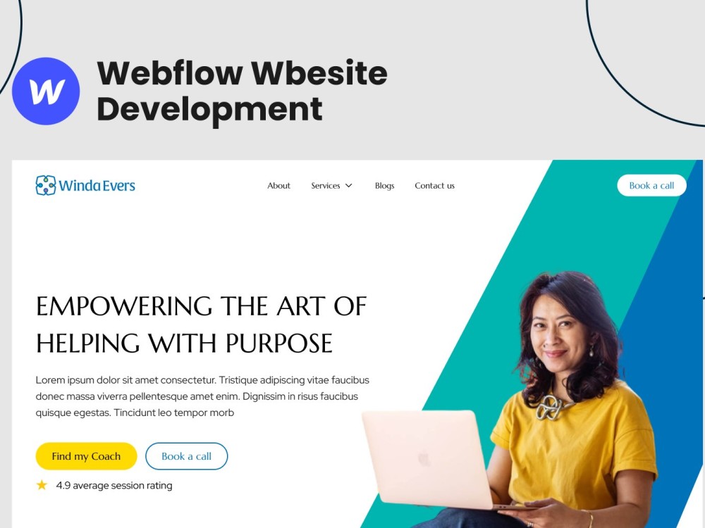 Design, redesign or develop responsive webflow website, figma to ...
