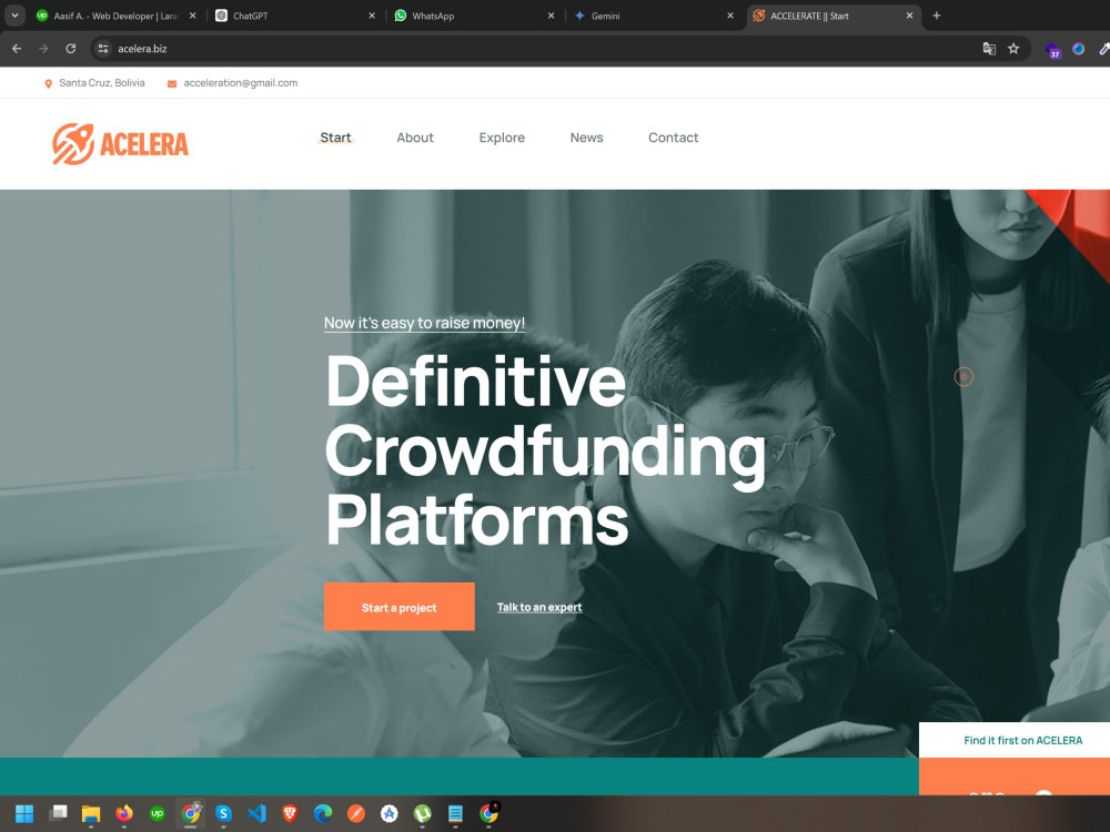 A complete crowdfunding web app | Upwork