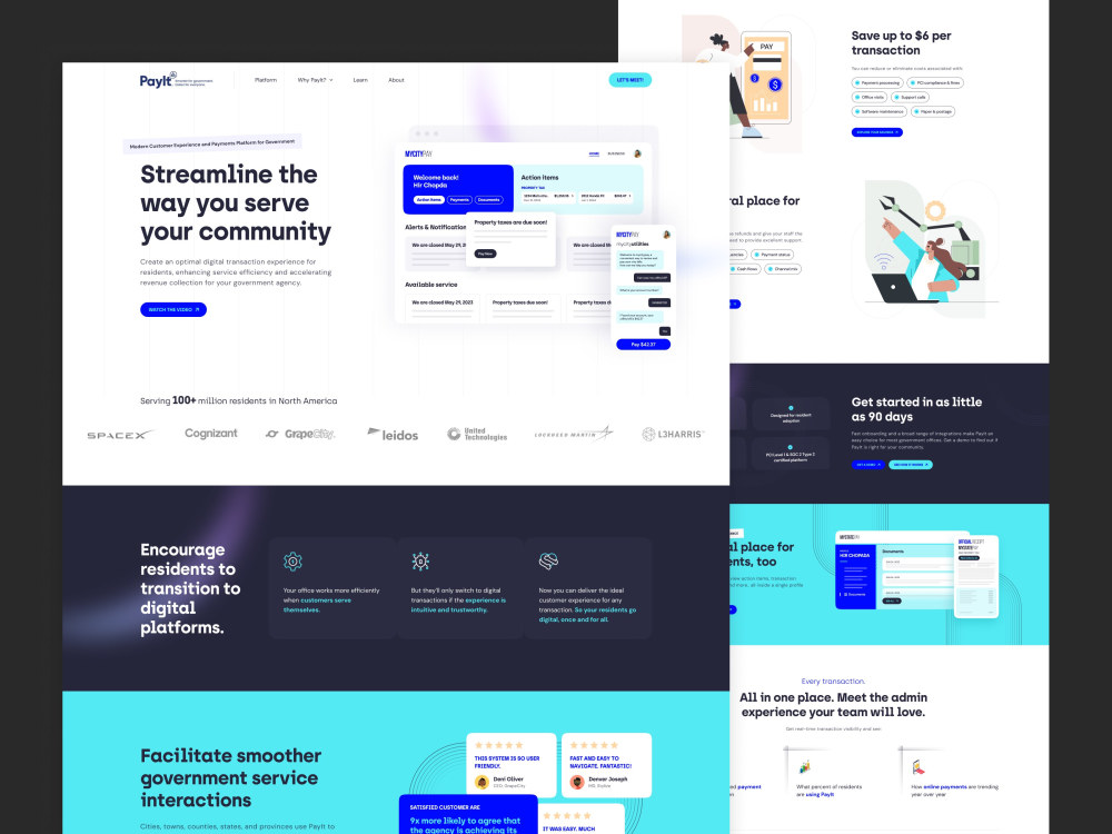 An amazing responsive UI/UX design for your landing page or website ...
