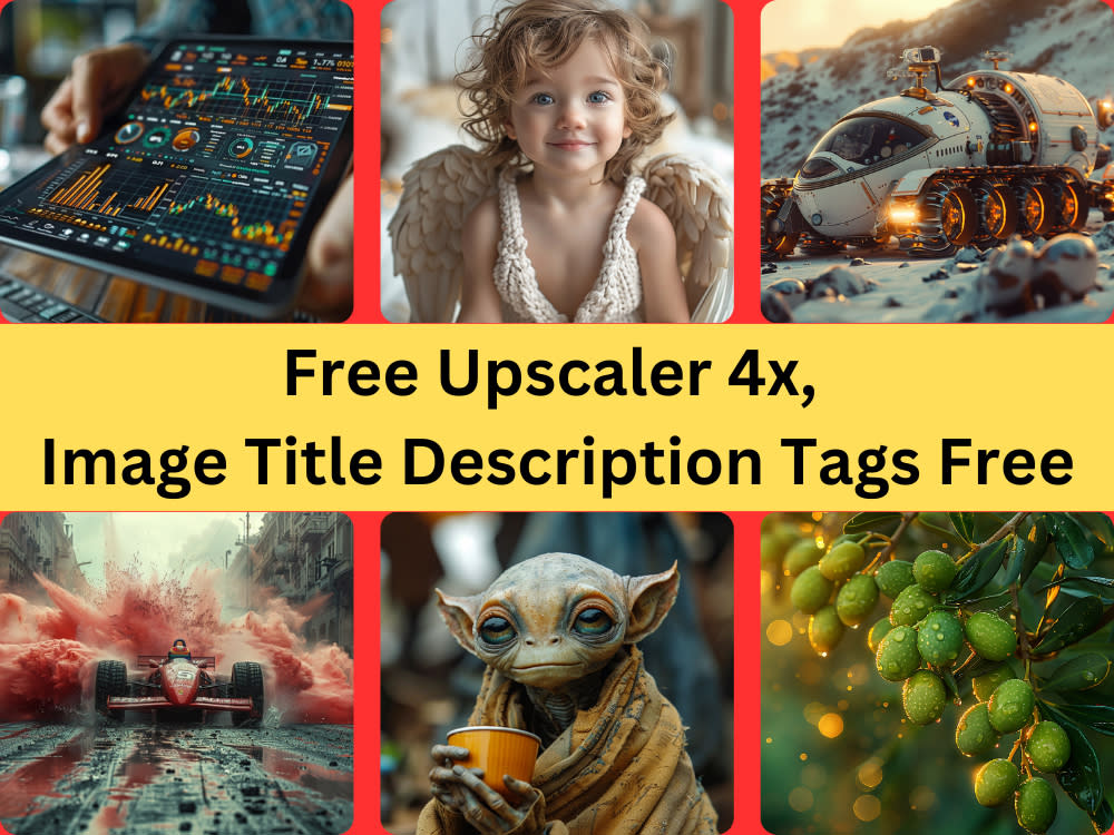 Random ai images in bulk generate by midjourney free upscaler 4x | Upwork