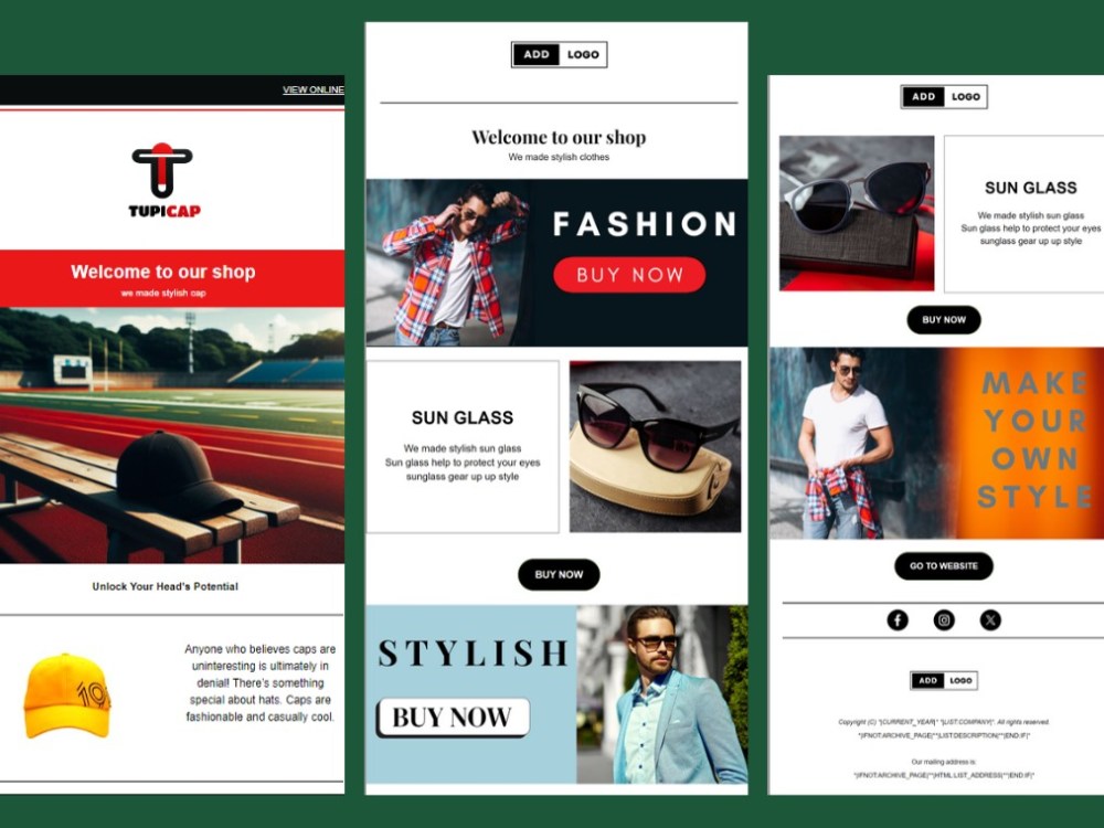 A professional Email Template design | Upwork