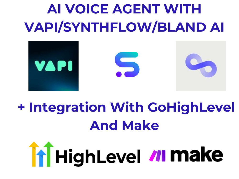 An ai inbound/outbound voice caller using vapi, synthflow, bland | Upwork