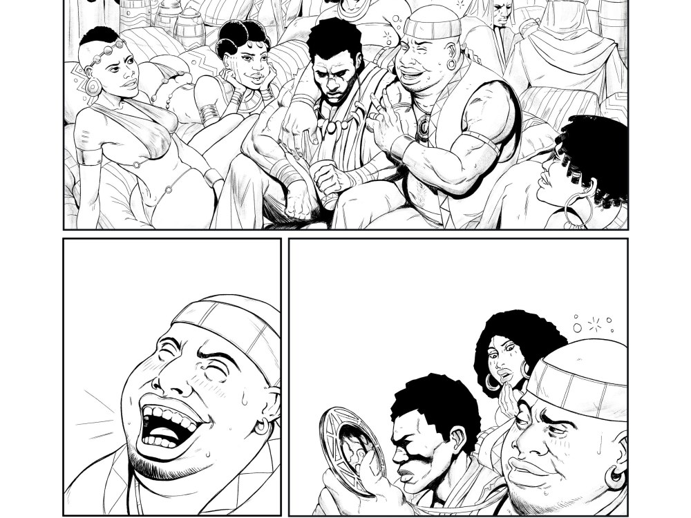 Professional 2D illustrations for graphic novels, comic books, and ...