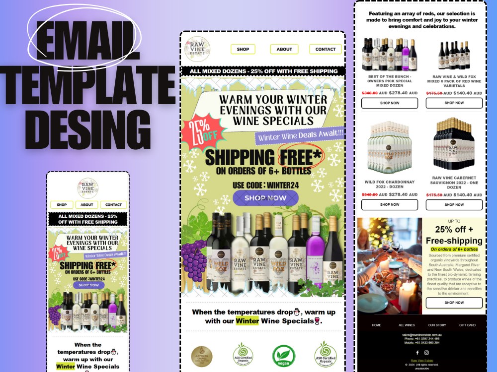 Klaviyo Email Newsletter Template Design & Development Upwork