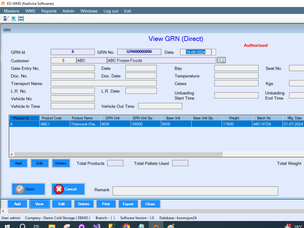 WMS software for cold storage and warehouse which is easy to use. | Upwork