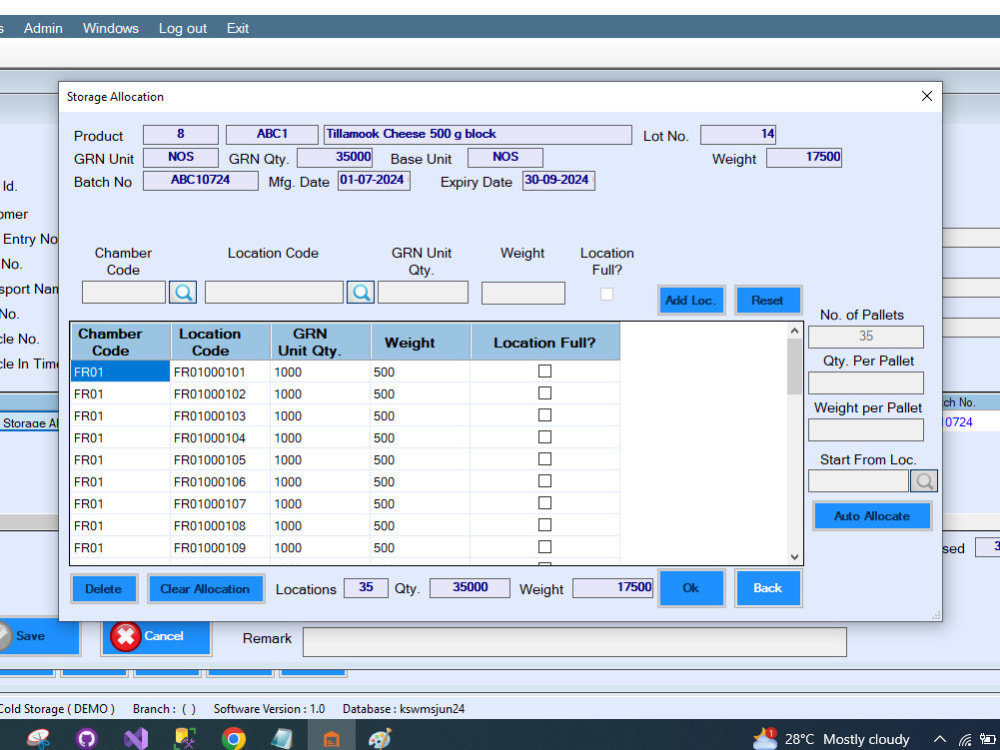 WMS software for cold storage and warehouse which is easy to use. | Upwork