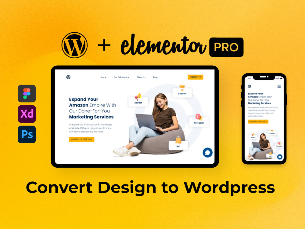 An Elementor Expert Website with Custom Design – Pro Developer | Upwork