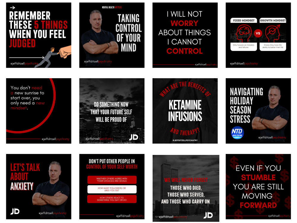 12 Done for You Social Media Graphics & Captions | Upwork