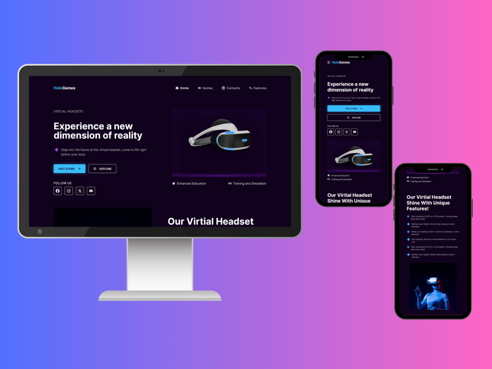 High-Performance Responsive Landing Page with React/NextJS and ...