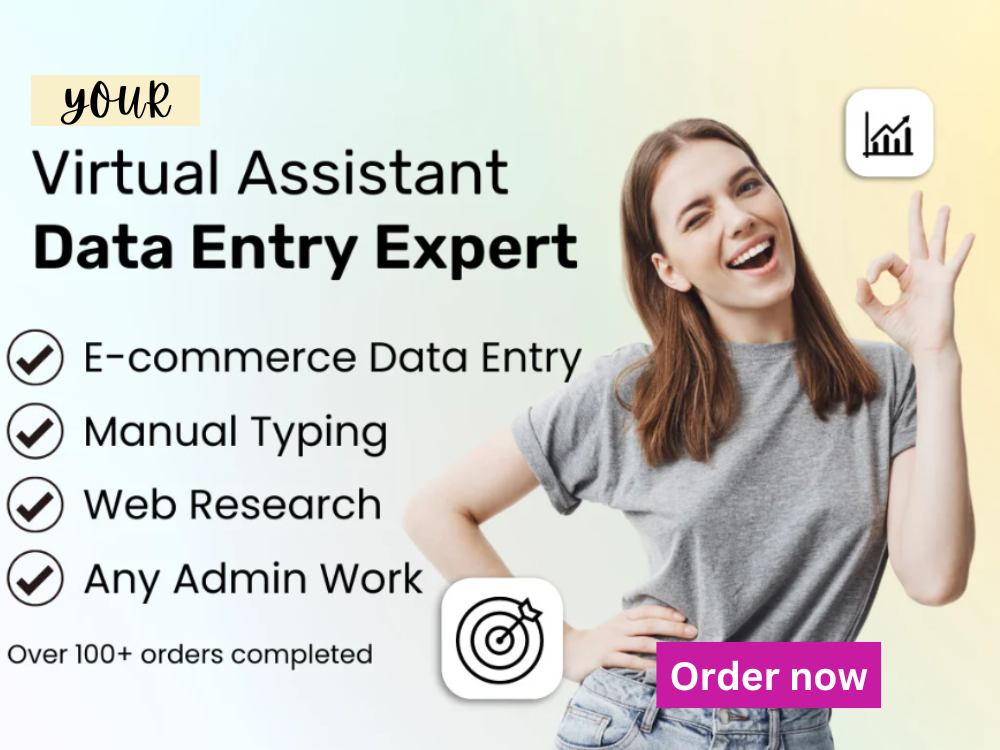 Data entry and web research virtual assistant, Lead Generation | Upwork