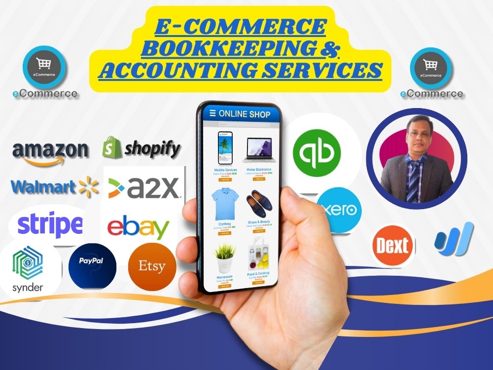 Ecommerce bookkeeping for amazon, shopify, ebay in quickbooks online ...