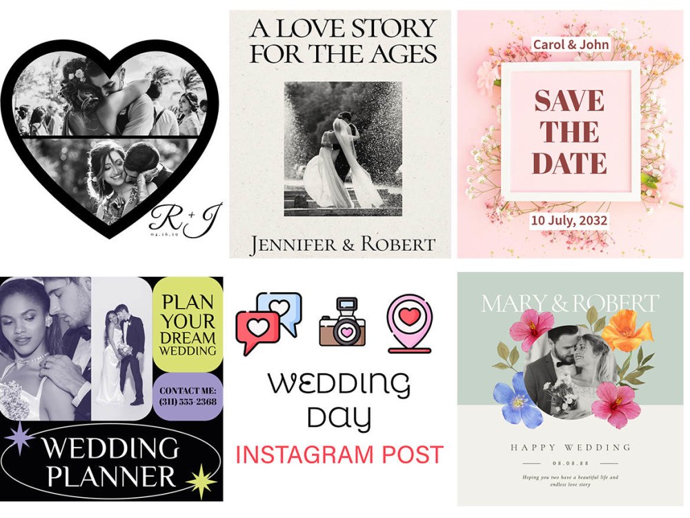 A Wedding posts for Instagram that are eye-catching and unforgettable ...