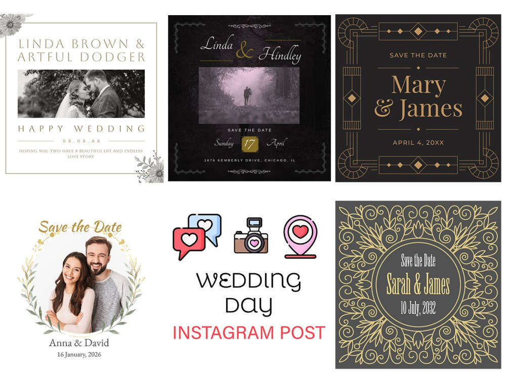 A Wedding posts for Instagram that are eye-catching and unforgettable ...