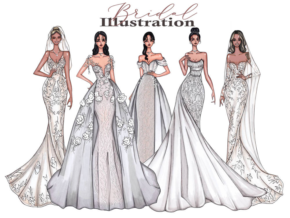 Stunning high quality fashion illustrations | Upwork