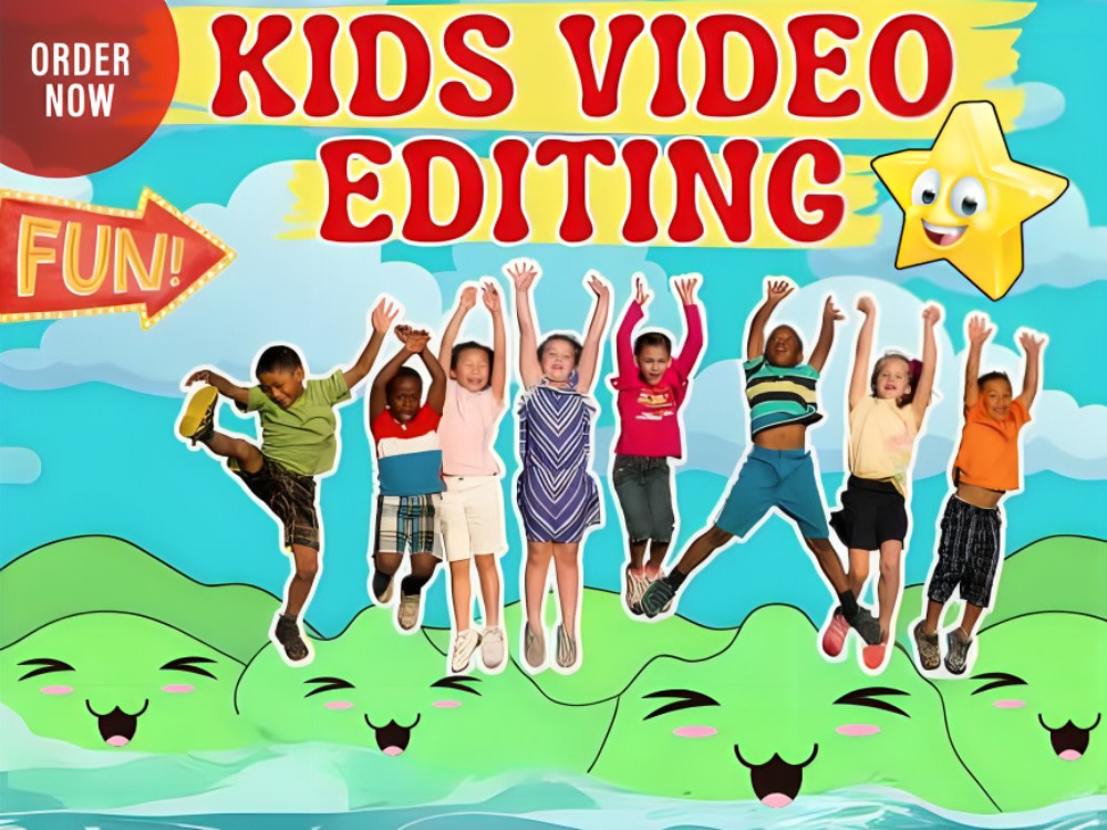 Engaging Kids or children video editing professionally | Upwork