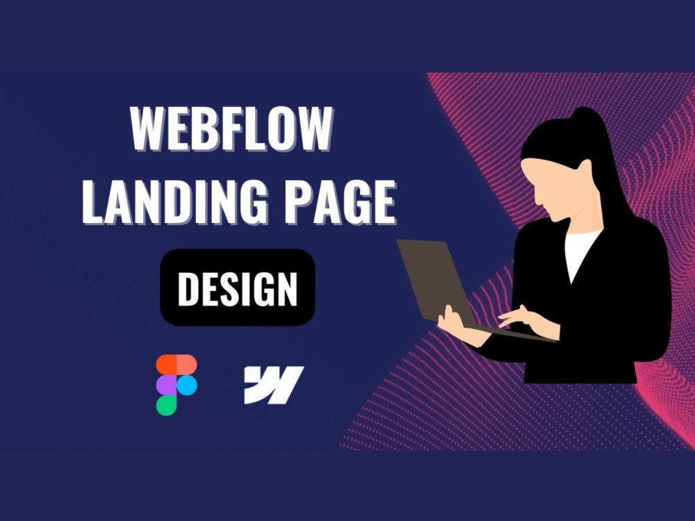 Create professionally a webflow website design & landing page design ...