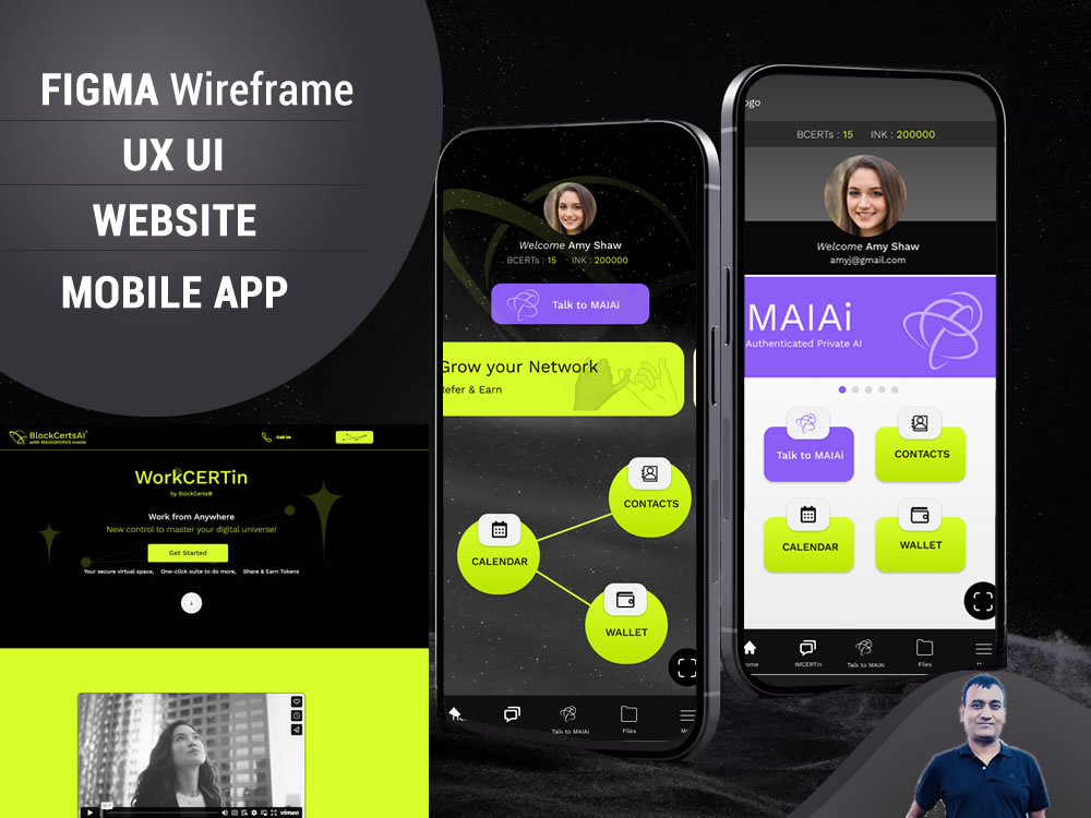 Mobile app UI/UX design wireframe or website UI UX design | Upwork