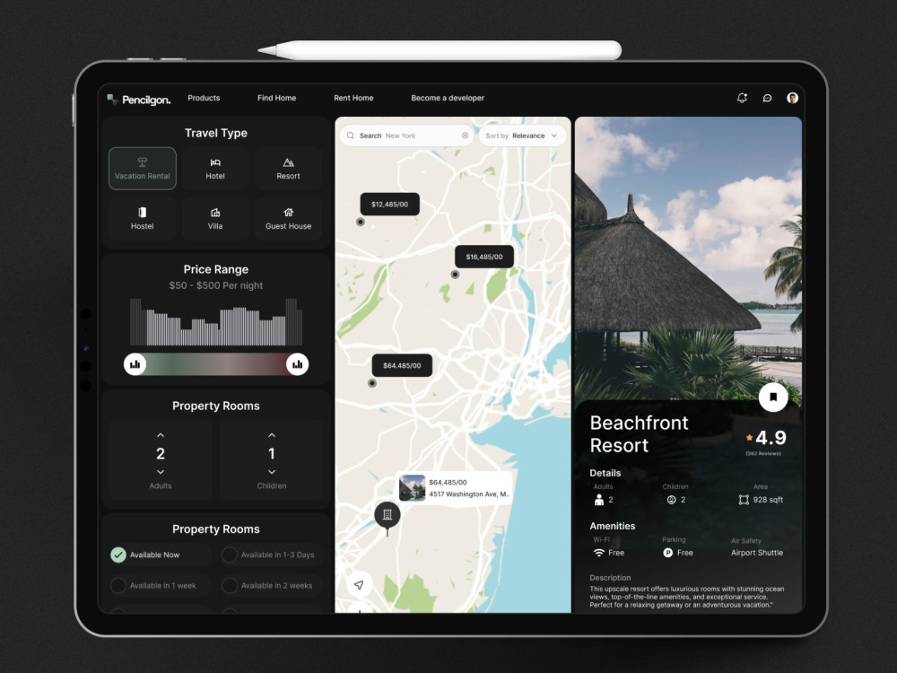 Custom Dashboard Design &  App Design Upwork