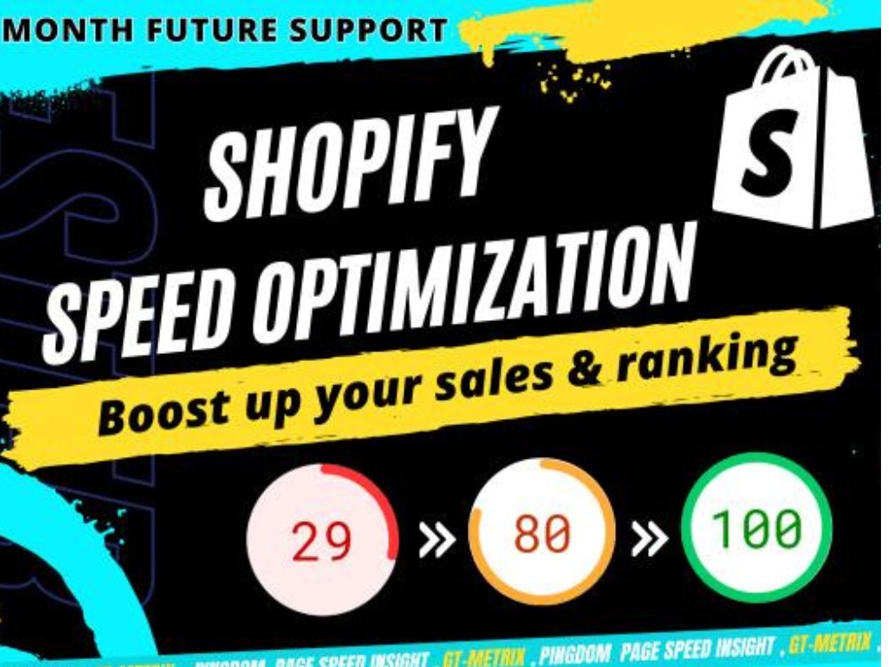 Shopify speed optimization and increase loading speed of website | Upwork