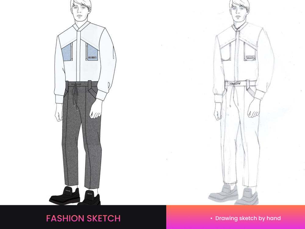 Fashion illustrations for your collection pieces in vector drawing | Upwork