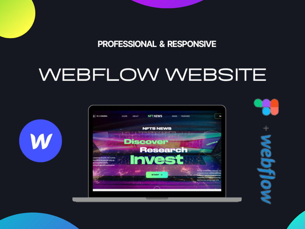 Webflow Certified Developer | Webflow Website | Responsive Website | Upwork