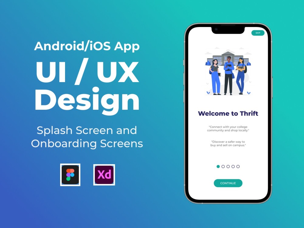 Mobile App Ui / Ux Design, Wireframe and Prototype in Figma | Upwork