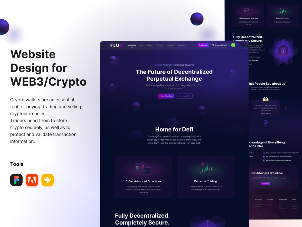 Blockchain, web3, dapps web design | Upwork