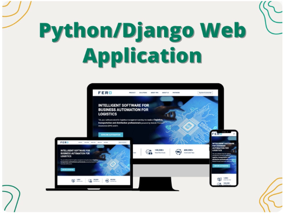 A Python/Django web application fully developed | deployed | API ...