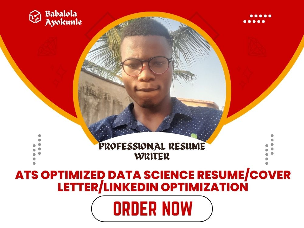 Ats optimized data science resume/CV data science cover letter LinkedIn ...