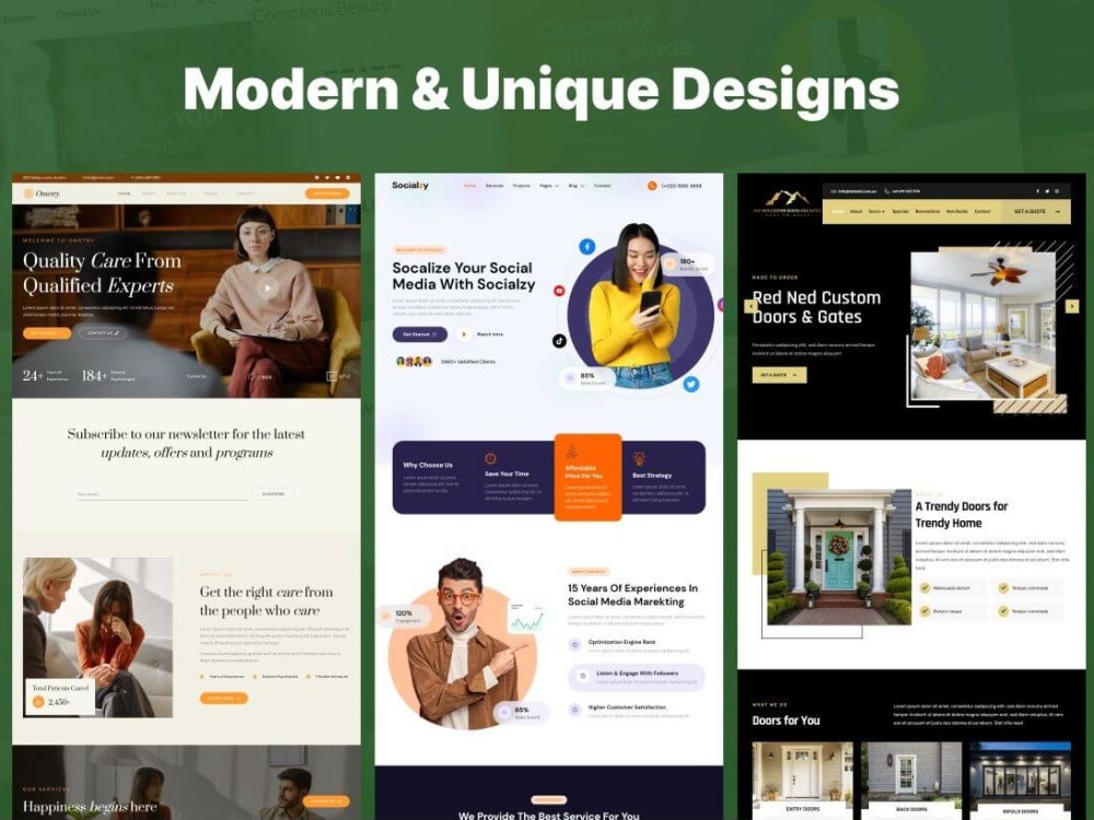 Responsive wordpress website design and development | Upwork