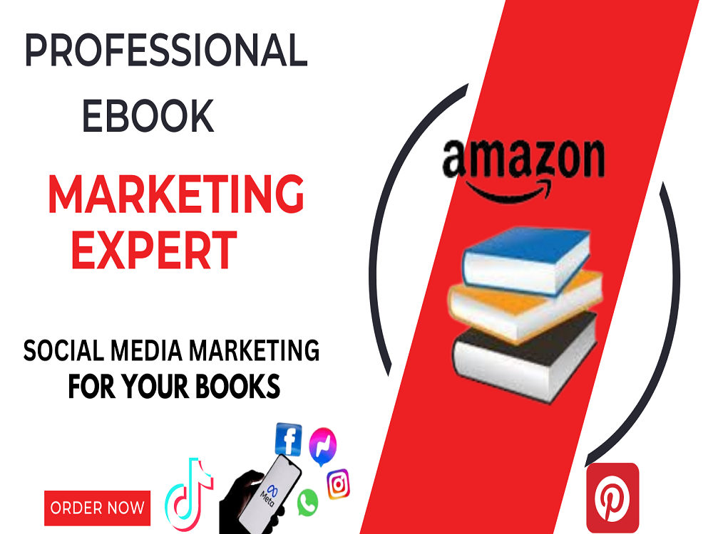 Amazon kdp marketing, book and eBook marketing on social media 