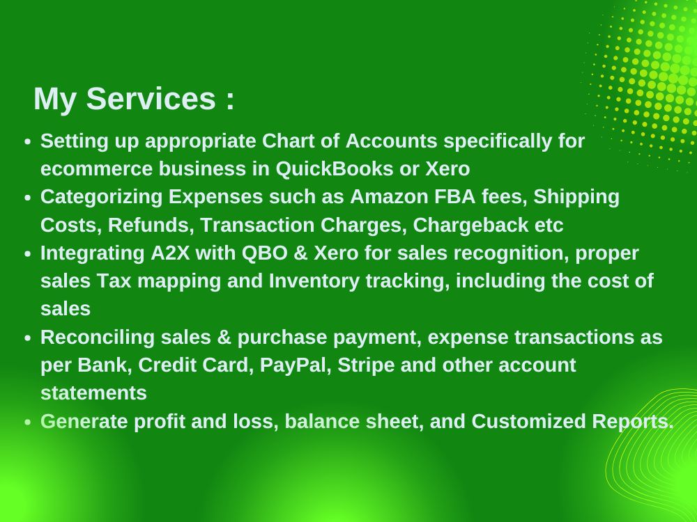 Ecommerce bookkeeping for amazon, square, shopify, ebay in quickbooks ...