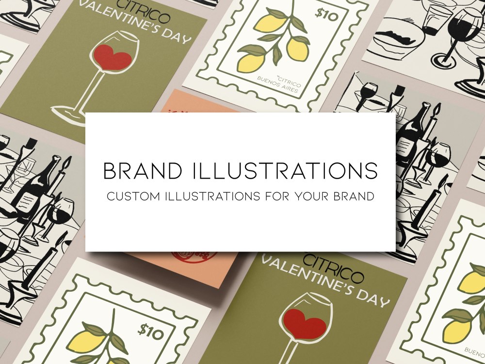 Illustrations for your brand (branding, social media, and brand ...