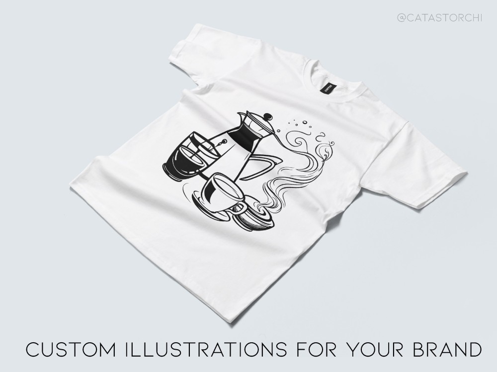 Illustrations for your brand (branding, social media, and brand ...