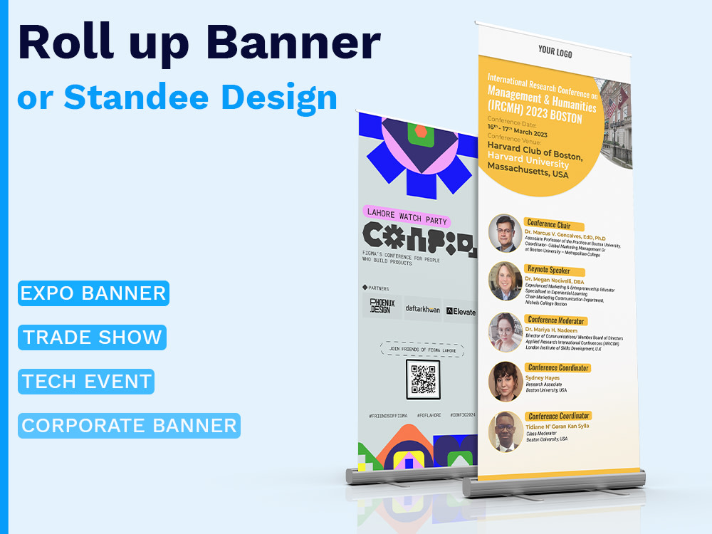 A Creative Roll up banner / standee / Billboard design | Upwork