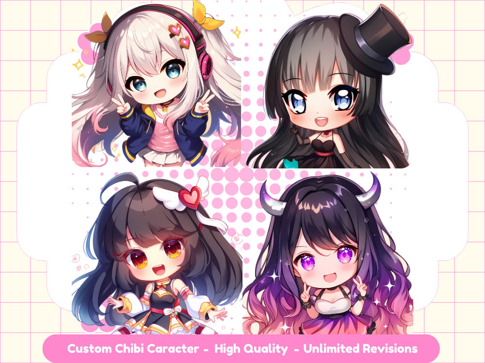 A Cute Chibi Character Illustration | Upwork