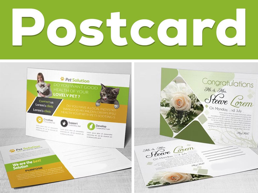 Direct Mail EDDM Postcard Design | Custom Postcard Design | Business ...